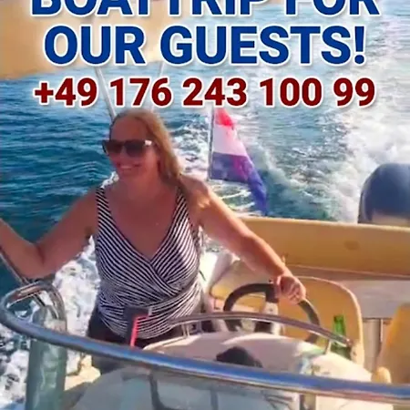 Villamia Heated Pool - Jacuzzi-10 Persons-boat Tours - Luxury Apartment Srima